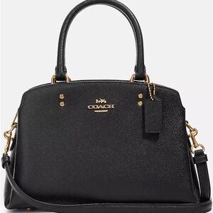 Coach Mini Lillie Carryall Black Handbag